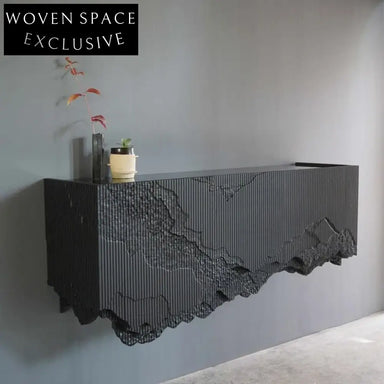 Elegant Modern Entry Console Table with Sleek Wood Finish