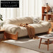 Elegant Modern Fabric Sofa Set, Solid Wood Legs, Comfortable Living Room Couch