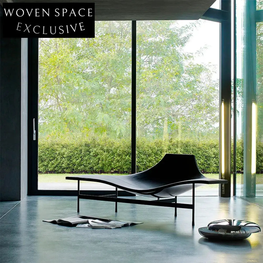 Elegant Modern Fiberglass Chaise Lounge Recliner Sofa for Luxurious Living Spaces