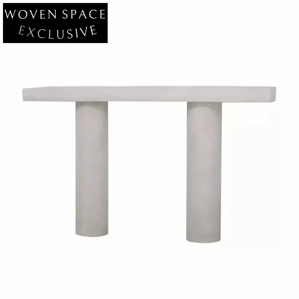 Elegant Modern Fiberglass Console Table: Durable One-Piece Frame for Chic Home Decor