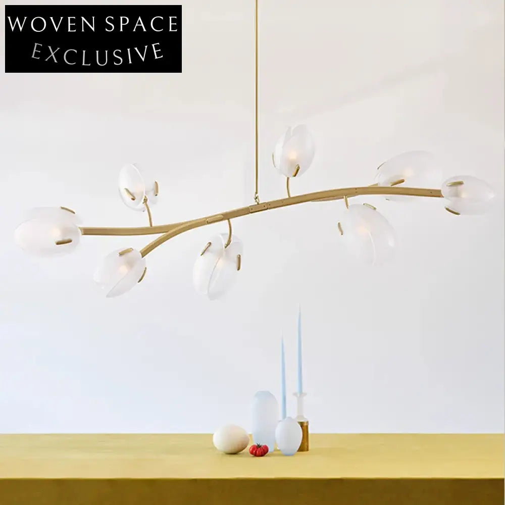 Elegant Modern Flower Petal LED Pendant Light for Dining Room Home