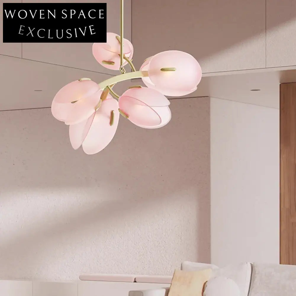 Elegant Modern Flower Petal LED Pendant Light for Dining Room Home