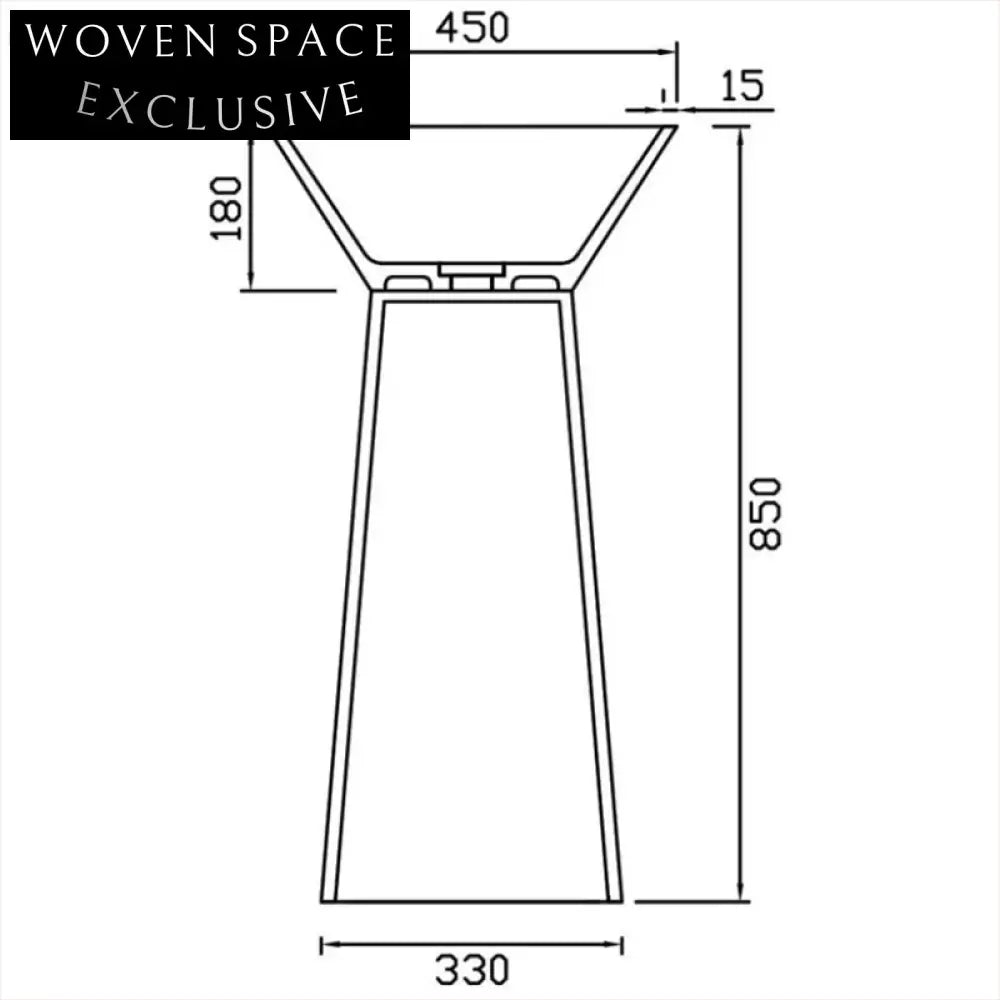 Elegant Modern Freestanding Artificial Stone Pedestal Bathroom Basin for Stylish Homes
