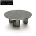 Elegant Modern Glass Round Coffee Table for Living Room Home Decor