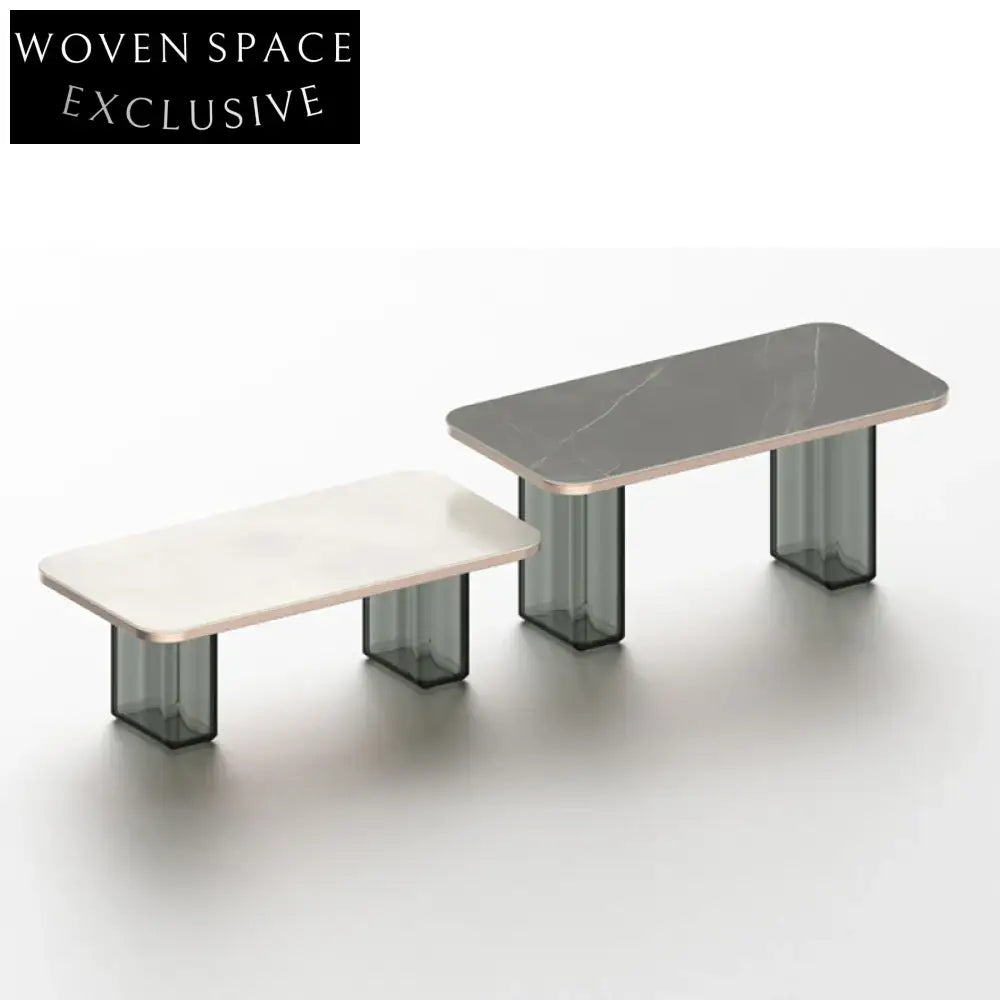 Elegant Modern Glass Round Coffee Table for Living Room Home Decor