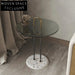 Elegant Modern Glass Top Coffee Table with Stainless Steel Marble Base