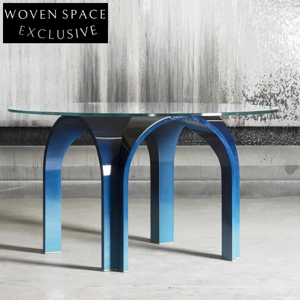 Elegant Modern Glass Top Dining Table with Sturdy Metal Legs for Six