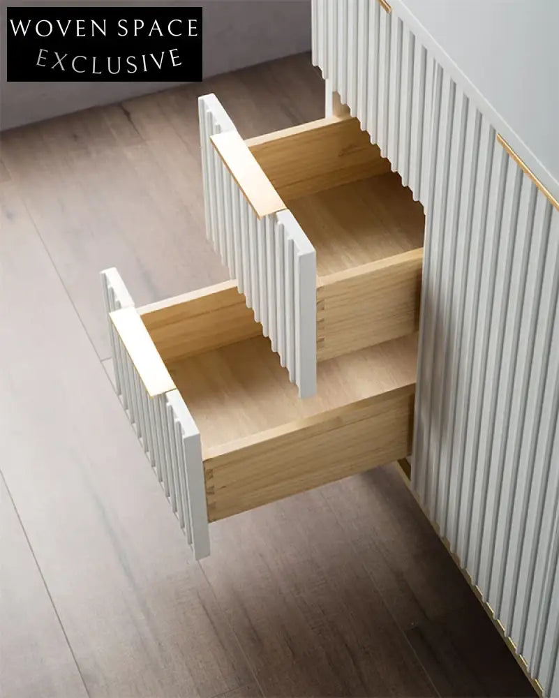 Elegant Modern Grey Wood Wine Bar Cabinet Credenza with Storage