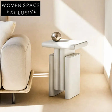 Elegant Modern Italian Style Small Wood Corner Tea Coffee Table