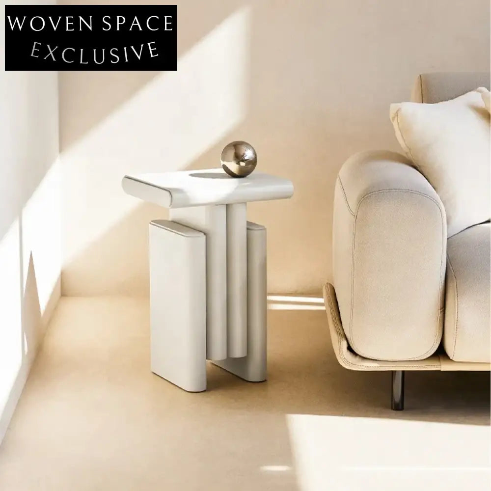 Elegant Modern Italian Style Small Wood Corner Tea Coffee Table