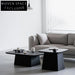 Elegant Modern Japanese Solid Wood Coffee Table with Bevelling Edge Design