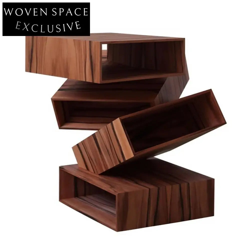 Elegant Modern Living Room Plywood Coffee Side Accent Table