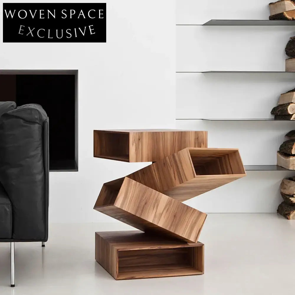 Elegant Modern Living Room Plywood Coffee Side Accent Table