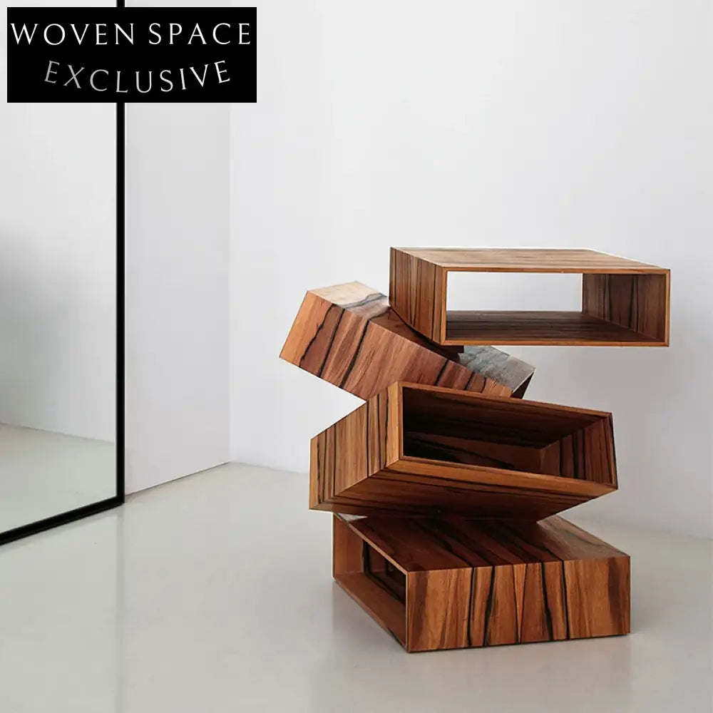 Elegant Modern Living Room Plywood Coffee Side Accent Table