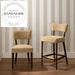 Elegant Modern Luxury Velvet Upholstered Solid Oak Wood Dining Chair