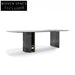 Elegant Modern Luxury White Marble Top Dining Table