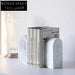 Elegant Modern Marble Bookends, Natural Stone Decorative Book Holders