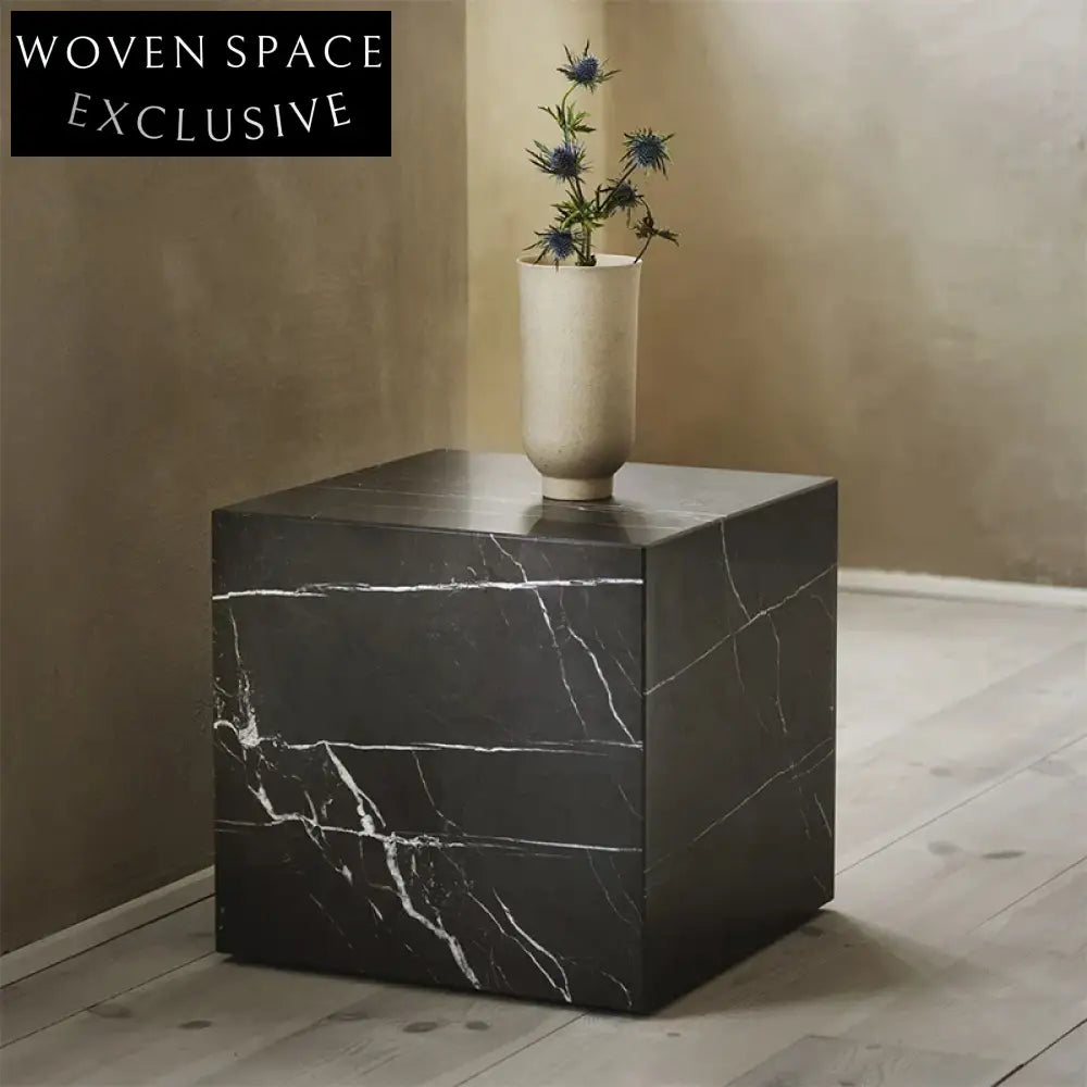 Elegant Modern Marble Coffee and Side Table Set, Living Room Tables