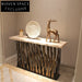 Elegant Modern Marble Top Stainless Steel Entryway Console Table