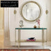Elegant Modern Metal Marble Console Living Room Entryway Table