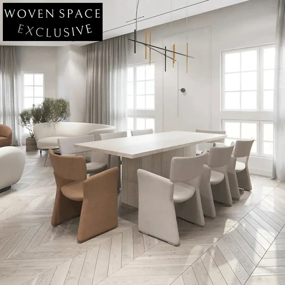 Elegant Modern Minimalist Sponge Fabric Dining Chair for Dining, Cafe, Restaurant