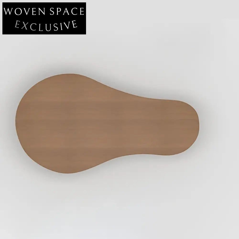 Elegant Modern Natural Beech Wood Living Room Coffee Dining Table