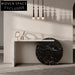 Elegant Modern Natural Marble Console Table for Luxury Living Room Decor