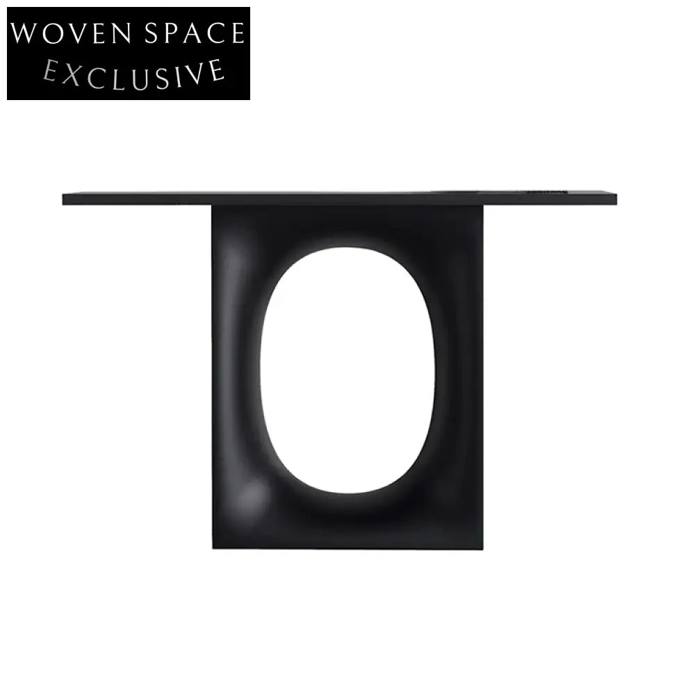 Elegant Modern Nordic Marble Fiberglass Console Table for Living Room Entryway