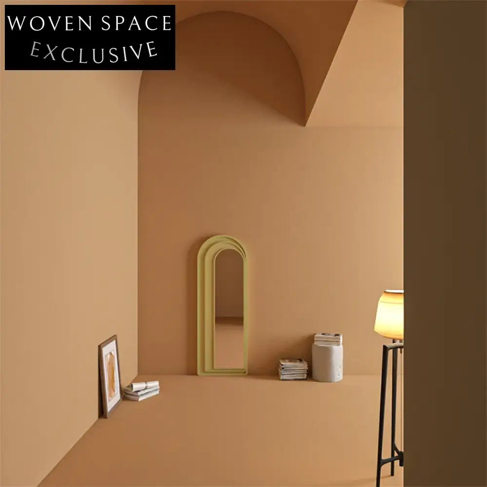 Elegant Modern Plastic Frame Full Length Standing Dressing Mirror for Home