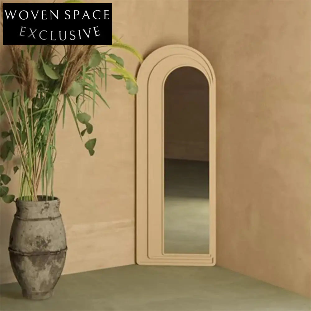Elegant Modern Plastic Frame Full Length Standing Dressing Mirror for Home