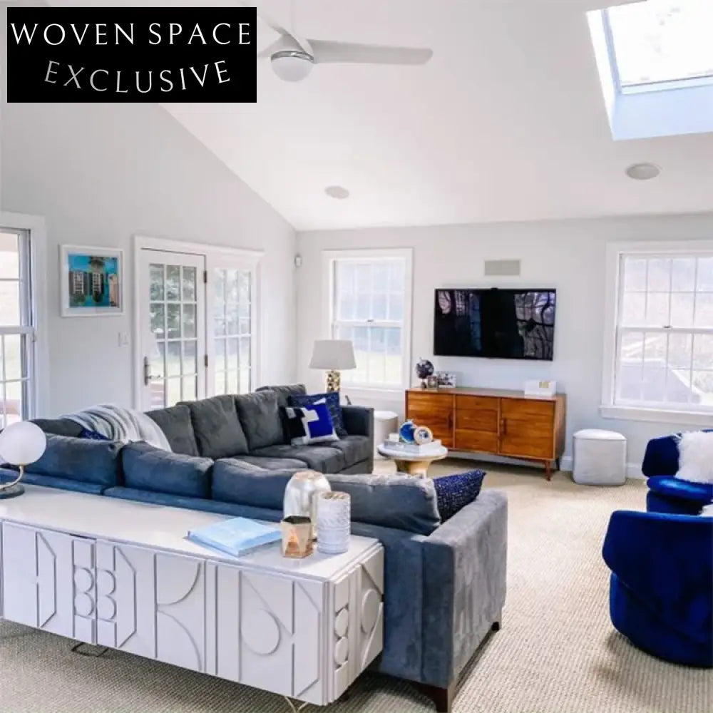 Elegant Modern Plywood Stainless Steel Sideboard TV Console Cabinet