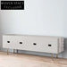 Elegant Modern Plywood Stainless Steel Sideboard TV Console Cabinet