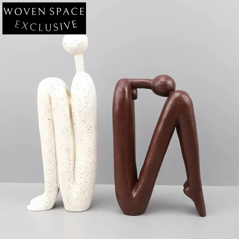 Elegant Modern Resin Art Sculpture Figurine for Home, Office, Hotel Decor