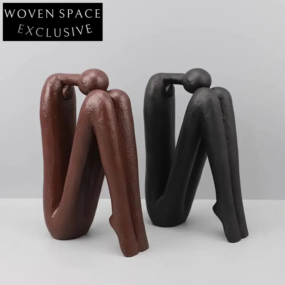 Elegant Modern Resin Art Sculpture Figurine for Home, Office, Hotel Decor