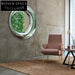 Elegant Modern Round Metal Wall Mirror for Luxury Home Decor
