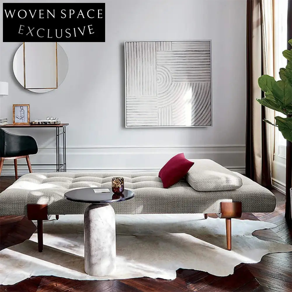 Elegant Modern Round Natural Marble Coffee Table for Living Room