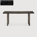 Elegant Modern Solid Oak Wood Top Stainless Steel Console Entryway Table