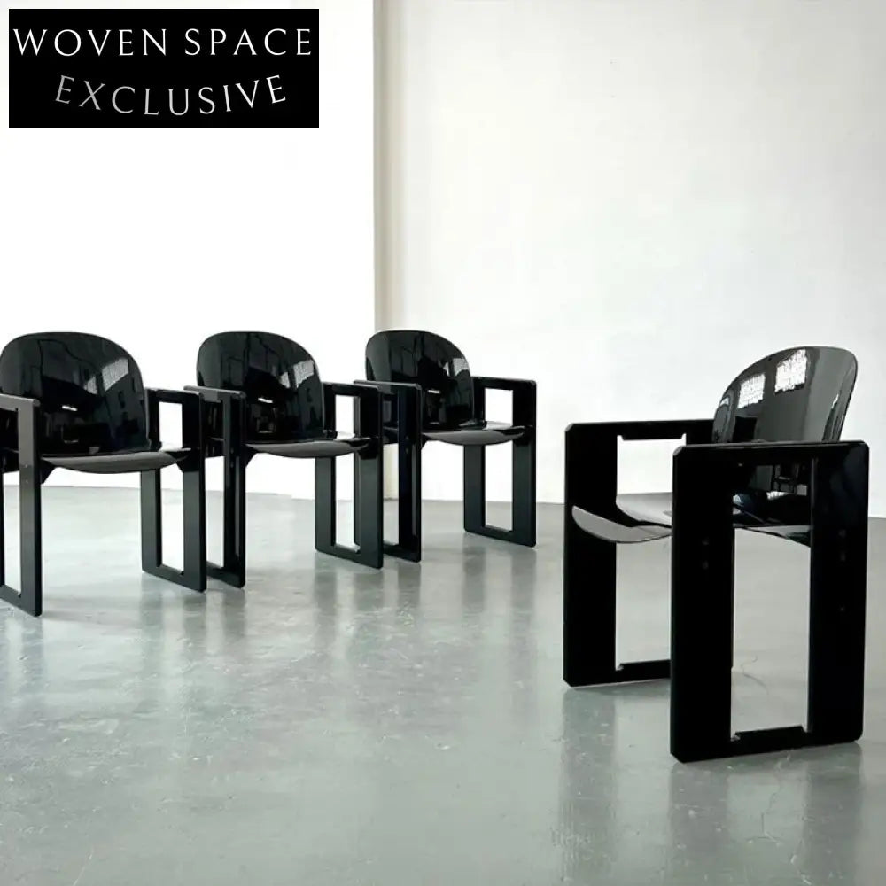 Elegant Modern Solid Wood Arch Back Armchair for Coffee or Dining