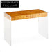 Elegant Modern Solid Wood & Clear Acrylic Vanity Desk