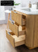 Elegant Modern Solid Wood Floor-Mounted Bathroom Storage Vanity Cabinet