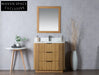 Elegant Modern Solid Wood Floor-Mounted Bathroom Storage Vanity Cabinet