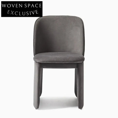 Elegant Modern Solid Wood Leather Dining Chair for Home Restaurant