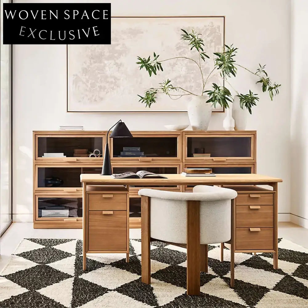 Elegant Modern Solid Wood Linen Dining Chair for Home, Hotel & Cafe