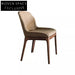 Elegant Modern Solid Wood Microfiber Leather Home & Hotel Dining Chair