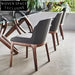 Elegant Modern Solid Wood Microfiber Leather Home & Hotel Dining Chair