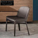 Elegant Modern Solid Wood Microfiber Leather Home & Hotel Dining Chair