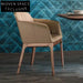 Elegant Modern Solid Wood Microfiber Leather Home & Hotel Dining Chair