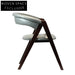 Elegant Modern Solid Wood PU Leather Armrest Dining Chair for Commercial Use