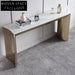 Elegant Modern Stainless Steel Console Table with Sintered Stone Top