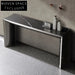Elegant Modern Stainless Steel Console Table with Sintered Stone Top